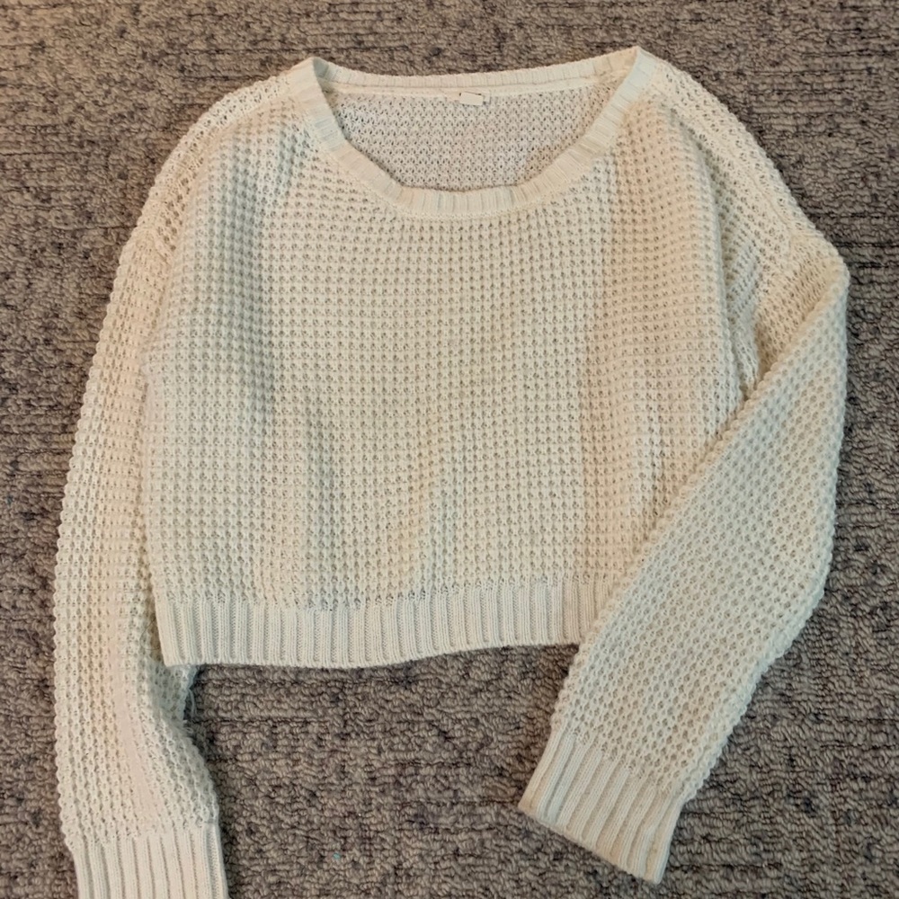 garage cropped sweater